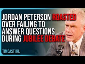 Jordan Peterson ROASTED Over FAILING To Answer Questions During Jubilee Debate
