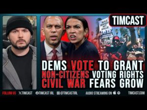 Democrats VOTE To Grant NON-CITIZENS Voting Rights, CIVIL WAR Fears Grow ft. Rudyard Lynch