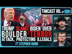 Trump SLAMS Biden Over Boulder TERROR Attack, Protecting Illegals &amp; Leftists | Timcast IRL
