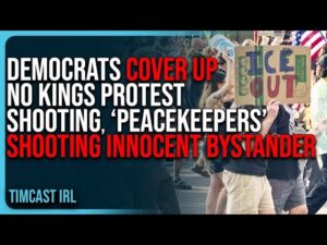 Democrats COVER UP No Kings Protest Shooting, “Peacekeepers” SHOOTING Innocent Bystander