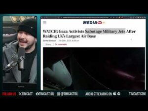 UK Airbase RAIDED By Far Left Pro Palestine Saboteurs, Jets DAMAGED, UK Cowers And Says &quot;Vandalism,&quot;