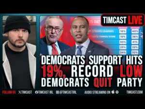 Democrats IN PANIC As Support FALLS To 19%, A RECORD LOW