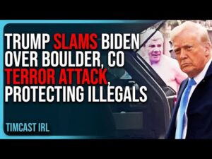 Trump SLAMS Biden Over Boulder, CO TERROR ATTACK, Protecting Illegals