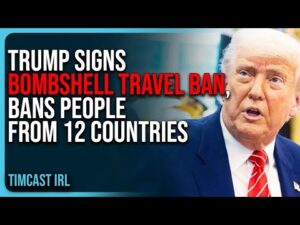 Trump Signs BOMBSHELL TRAVEL BAN, BANS People From 12 Countries