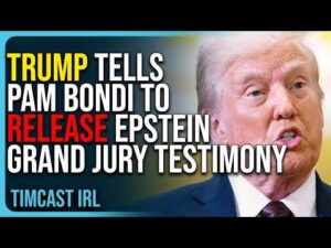 Trump ORDERS Pam Bondi To RELEASE Epstein Grand Jury Testimony, FINALLY