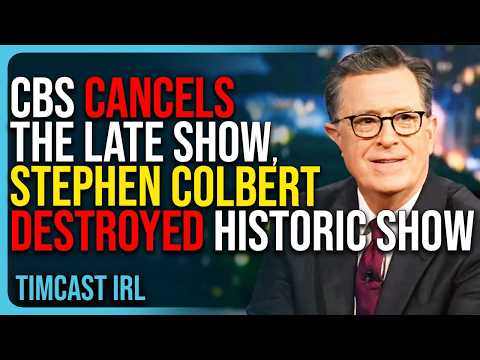 CBS CANCELS The Late Show, Stephen Colbert DESTROYED Historic Show