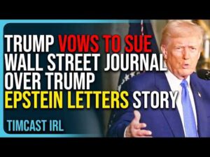 Trump VOWS To SUE Wall Street Journal Over Trump Epstein Letters Story, Trump Says FAKE NEWS