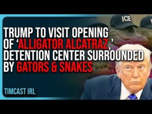Trump To Visit OPENING of ‘Alligator Alcatraz,’ Detention Center SURROUNDED By Gators &amp; SNAKES