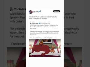 South Park Targets President Trump Over Epstein Files #shorts #southpark