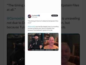 Russiagate HOAX is Unraveling NOT Due to Dems Focus on Epstein, BUT Because Tulsi's GOOD at Her Job