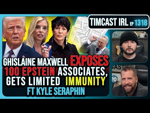 Trump DOJ Gives Ghislaine Maxwell Limited IMMUNITY As She Rats On 100