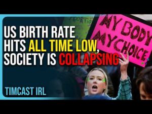 US Birth Rate Hits ALL TIME LOW, Society Is COLLAPSING