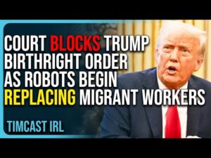 Court BLOCKS Trump Birthright Citizenship Order As Robots Begin REPLACING Migrant Workers