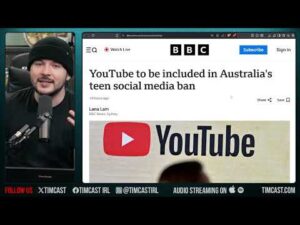 Youtube TO BE BANNED, Despite Negotiations AUS Will BAN App For Under 16's, Tiktok Too | Tim Pool