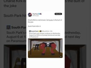 South Park Makes Cartman CHARLIE KIRK #shorts