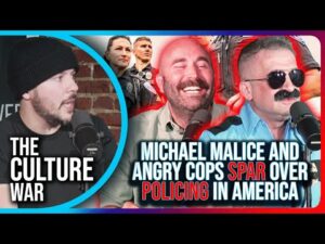 Michael Malice And Angry Cops SPAR Over POLICING In America
