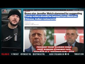 Liberal Woman Says Ban Trump Voters From Eating Chinese Food In Unhinged Rant | Tim Pool