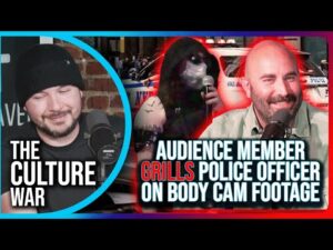 Audience Member GRILLS Police Officer On Body Cam Footage