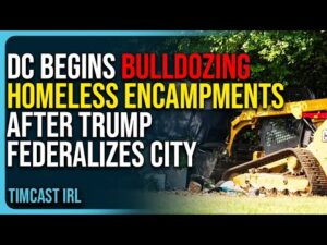 DC Begins Bulldozing Homeless Encampments After Trump Federalizes City