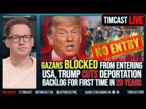 Gazans BLOCKED From Entering US, Trump CUTS Deportation Backlog For First Time In 20 YEARS