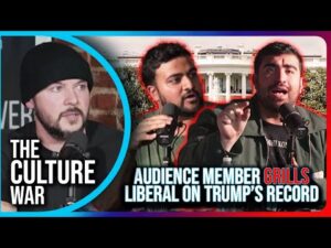 Audience Member GRILLS Liberal On Trump's Record