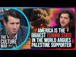 America Is The Biggest Terror State In The World Argues Palestine Supporter