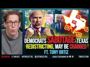 Democrats SABOTAGE Texas REDISTRICTING, May Be CHARGED ft. Tony Ortiz