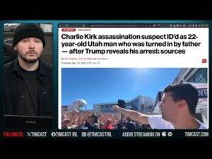🚨PRESS CONFERENCE: Charlie Kirk Suspect In Custody | Tim Pool
