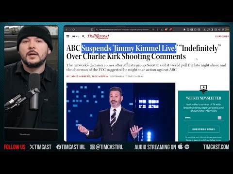 Jimmy Kimmel FIRED Over Charlie Kirk Assassination Lies, Liberals Say