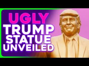 Golden Trump Statue Mysteriously Appears at The Capitol