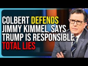 Colbert Defends Jimmy Kimmel, Says Trump Is Responsible, Total Lies