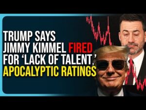 Trump Says Jimmy Kimmel Fired For ‘Lack of Talent,’ Apocalyptic Ratings