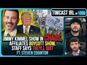 Jimmy Kimmel Show IN CHAOS Before Return, Affiliates REFUSE, Staff Says THEYLL QUIT  | Timcast IRL