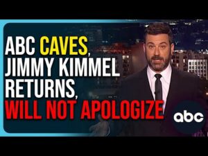 ABC Caves, Jimmy Kimmel Returns, Will Not Apologize Over Charlie Kirk
