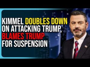 Jimmy Kimmel Doubles Down On Attacking Trump, Blames Trump For Suspension