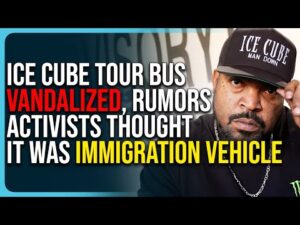 Ice Cube Tour Bus Vandalized In Portland, Rumors Activists Thought It Was Immigration Vehicle