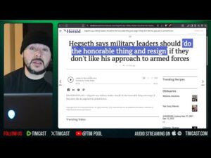 Hegseth Tells Military To PREPARE FOR WAR In Epic Speech, ENDS Woke Policies | Tim Pool