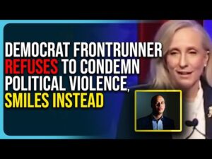 Democrat Frontrunner Refuses To Condemn Political Violence, Smiles &amp; Smirks Instead