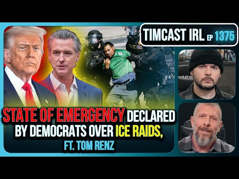 Democrats Declare STATE OF EMERGENCY Over ICE Raids, DHS ATTACKED, CIVIL WAR | Timcast IRL