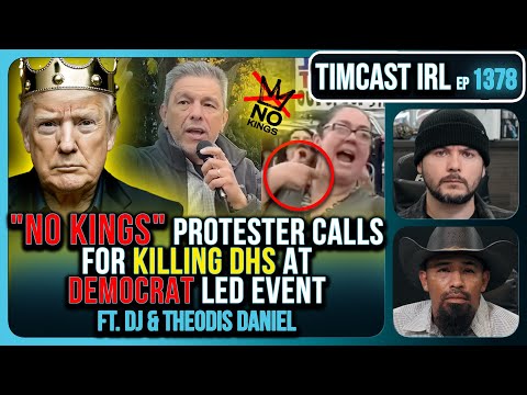 NO KINGS Protester Yells KILL DHS, Liberal Tries KILLING Trump Supporter At His Home | Timcast IRL