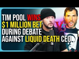Tim Pool Wins $1 Million Bet During Debate Against Liquid Death CEO