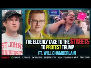 The Elderly Take To The STREETS To PROTEST Trump ft. Will Chamberlain