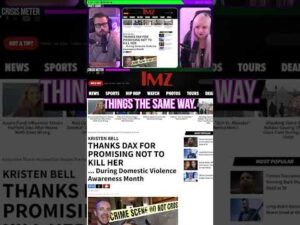 Kristen Bell's DISTURBING Anniversary Post #shorts