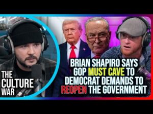 Brian Shapiro Says GOP Must Cave To Democrat Demands To Reopen The Government