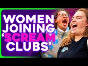 SCREAM CLUBS Become VIRAL Phenomenon For Pent Up Liberal Women