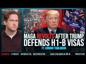 MAGA REVOLTS After Trump Defends H1-B Visas | Across The Pond