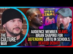Audience Member SLAMS Brian Shapiro For DEFENDING LGBTQ In Schools, HEATED DEBATE