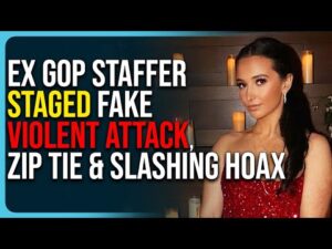 Ex GOP Staffer STAGED Violent Attack, Zip Tie &amp; Slashing HOAX
