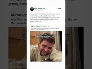 Alex Warren Celebrates Selling Out Madison Square Garden in Less Than an Hour #shorts