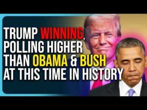 Trump Is Winning, Polling Higher Than Obama &amp; Bush At This Time In History